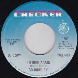 Bo Diddley I'm High Again / Another Sugar Daddy USED VINYL 7INCH 45 RPM SINGLE PROMO