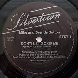 Mike & Brenda Sutton Don't Let Go Of Me (Grip My Hips And Move Me) USED VINYL 12INCH 45 RPM