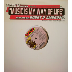 Richelle Music Is My Way Of Life (Remixes) Vinyl 12" USED
