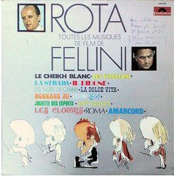 Nino Rota Toutes Les Musiques De Film De Fellini Vinyl LP USED