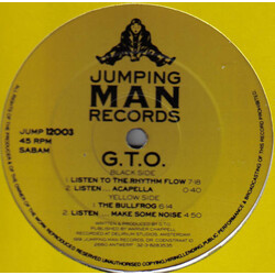GTO Listen To The Rhythm Flow / The Bullfrog USED VINYL 12INCH 45 RPM