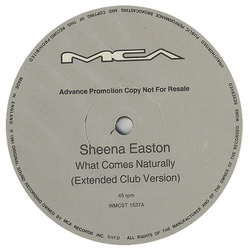 Sheena Easton What Comes Naturally USED VINYL 12INCH PROMO