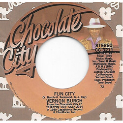Vernon Burch Fun City / Stiffin, Stuffin, Ain't Sho Nuffin USED VINYL 7INCH 45 RPM