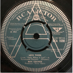 Ron Grainer Love Theme (From "Only When I Larf" - A Paramount Picture) USED VINYL 7INCH 45 RPM