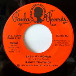 Randy Traywick She's My Woman USED VINYL 7INCH 45 RPM PROMO