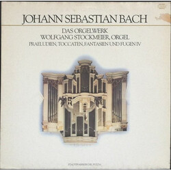 Johann Sebastian Bach / Wolfgang Stockmeier Praeludien, Toccaten, Fantasien Und Fugen IV Vinyl LP USED