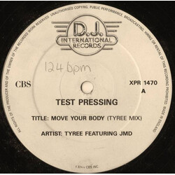 Tyree Cooper / J.M.D. Move Your Body USED VINYL 12INCH PROMO TEST PRESSING
