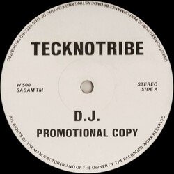 Tecknotribe Untitled USED VINYL 12INCH PROMO 45 RPM 33 S RPM