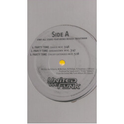 The UWF All-Stars / Roger Troutman Party Time USED VINYL 12INCH 33 S RPM