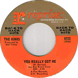 The Kinks You Really Got Me Vinyl 7" USED