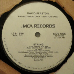 David Peaston String USED VINYL 12INCH 33 S RPM SINGLE PROMO