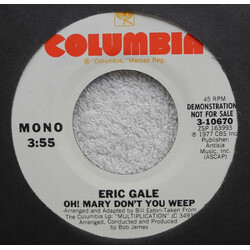 Eric Gale Oh! Mary Don't You Weep USED VINYL 7INCH 45 RPM PROMO STYRENE STEREO MONO