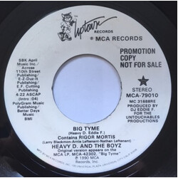 Heavy D. & The Boyz Big Tyme Vinyl 7" USED