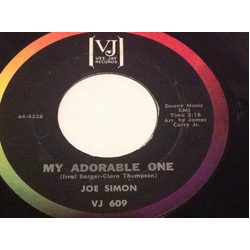 Joe Simon My Adorable One Vinyl 7" USED
