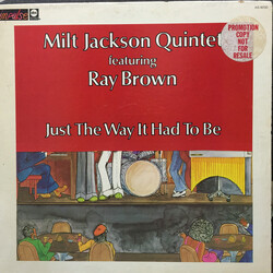 Milt Jackson Quintet / Ray Brown Just The Way It Had To Be Vinyl LP USED