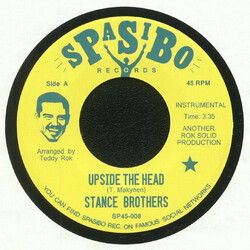The Stance Brothers Upside The Head / Prayer USED VINYL 7INCH 45 RPM