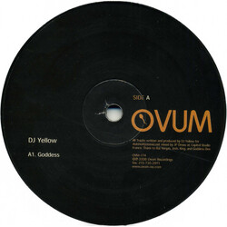 DJ Yellow Goddess USED VINYL 12INCH 33 S RPM