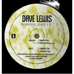 Dave Lewis (3) Beautiful Place E.P. USED VINYL 12INCH 33 S RPM STEREO