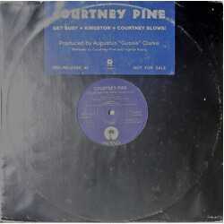 Courtney Pine Get Busy USED VINYL 12INCH 45 RPM PROMO