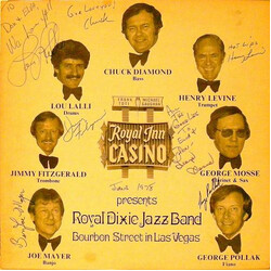 Royal Dixie Jazz Band Frank Toti & Michael Gaughan - Royal Inn Casino Presents, Royal Dixie Jazz Band - Bourbon Street In Las Vegas Vinyl LP USED