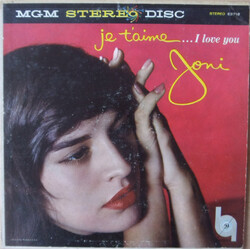 Joni James / David Terry And His Orchestra Je T'aime (I Love You) Vinyl LP USED