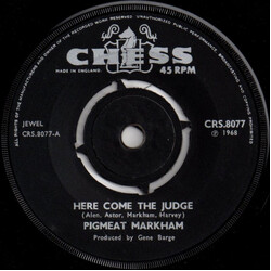 Pigmeat Markham Here Comes The Judge USED VINYL 7INCH 45 RPM