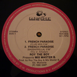 Roy The Boy / Mixmaster B French Paradise VINYL 12" USED