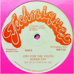 Super Cat (2) Cry For The Youth  / Boops USED VINYL 12INCH 45 RPM