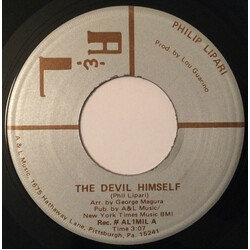 Phil Lipari The Devil Himself / Gotta Be Free USED VINYL 7INCH SINGLE