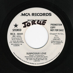 Moon Williams Suspicious Love USED VINYL 7INCH 45 RPM PROMO STEREO