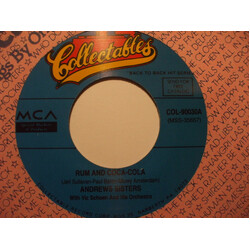The Andrews Sisters Rum And Coca-Cola USED VINYL 7INCH 45 RPM SINGLE REISSUE