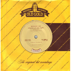 The Shangri-Las Leader Of The Pack / Remember (Walkin' In The Sand) USED VINYL 7INCH SINGLE MONO REISSUE