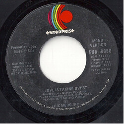 Eric Mercury Love Is Taking Over USED VINYL 7INCH 45 RPM PROMO STEREO MONO