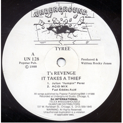 Tyree Cooper T's Revenge It Takes A Thief Vinyl 12" USED
