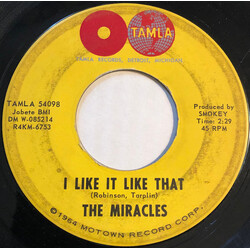 The Miracles I Like It Like That USED VINYL 7INCH 45 RPM SINGLE