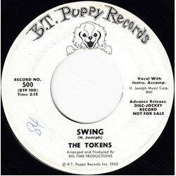 The Tokens Swing / A Girl Named Arlene USED VINYL 7INCH 45 RPM SINGLE PROMO