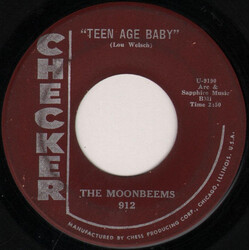 The Moonbeems Teen Age Baby / Cryin' The Blues USED VINYL 7INCH 45 RPM