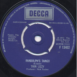 Thin Lizzy Randolph's Tango USED VINYL 7INCH 45 RPM SINGLE