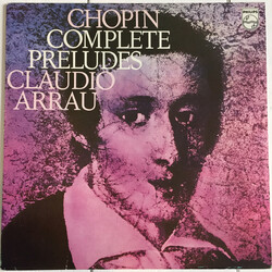 Frédéric Chopin / Claudio Arrau Complete Preludes Vinyl LP USED