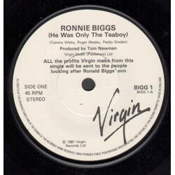 Ronnie Biggs Ronnie Biggs (He Was Only The Teaboy) USED VINYL 7INCH