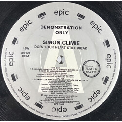 Simon Climie Does Your Heart Still Break VINYL 12" USED