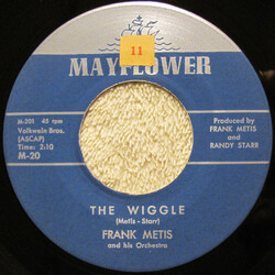 Frank Metis & His Orchestra The Wiggle USED VINYL 7INCH 45 RPM SINGLE