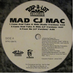Mad CJ Mac Come And Take A Ride USED VINYL 12INCH PROMO