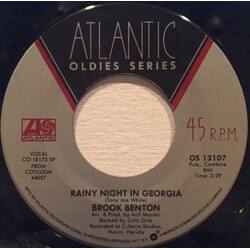 Brook Benton Rainy Night In Georgia / Nothing Can Take The Place Of You USED VINYL 7INCH 45 RPM REISSUE