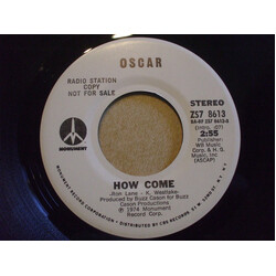 Oscar Houchins How Come USED VINYL 7INCH 45 RPM PROMO STEREO MONO