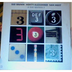 Ray Brown / Monty Alexander / Sam Most A Ray Brown 3 Vinyl LP USED