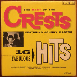 The Crests / Johnny Maestro The Best Of The Crests Featuring Johnny Mastro - 16 Fabulous Hits Vinyl LP USED