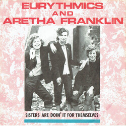 Eurythmics / Aretha Franklin Sisters Are Doin' It For Themselves USED VINYL 7INCH 45 RPM STEREO