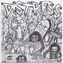 Distress (5) Divide & Conquer USED VINYL 7INCH 45 RPM REPRESS