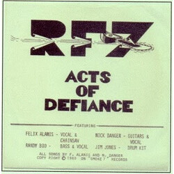 RF7 Acts Of Defiance USED VINYL 7INCH REISSUE